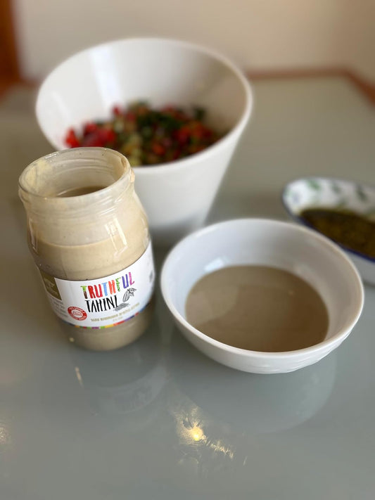 SINDYANNA OF GALILEE Raw Tahini, Made in Israel, from Fresh Local Sesame Seeds