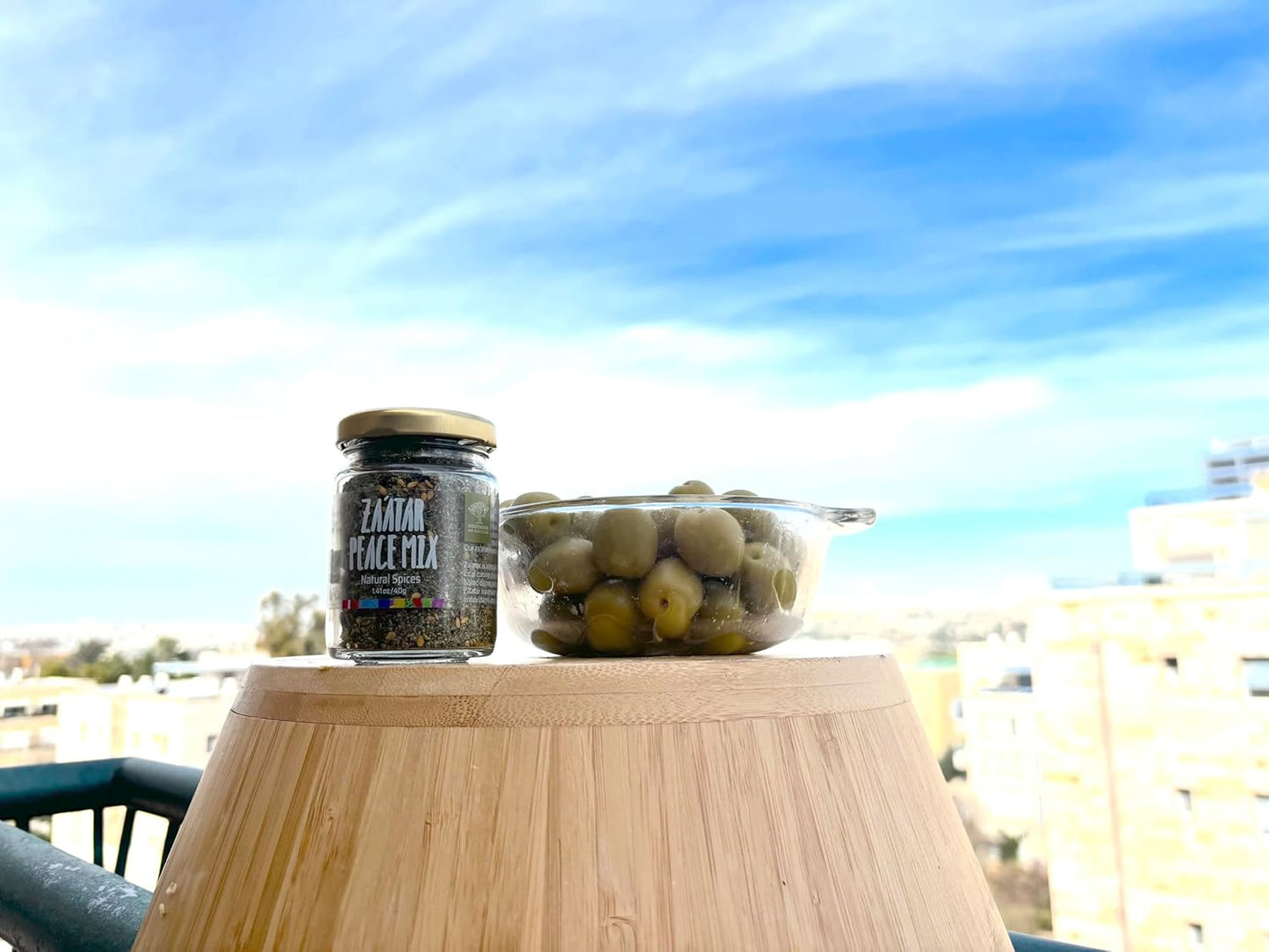 SINDYANNA OF GALILEE Zaatar Spice Mix fair trade 80 Grams.