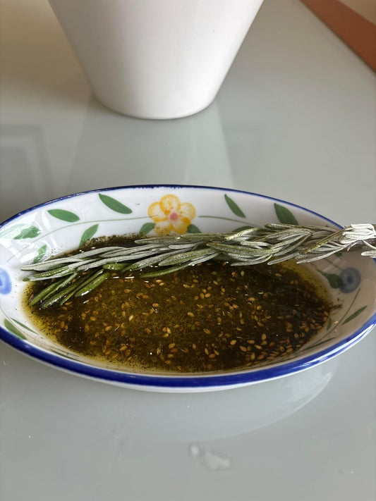 SINDYANNA OF GALILEE Zaatar Spice Mix fair trade za’atar mix is produced in the Galilee, Made in Israel, Perfect for adding to Bread, Chicken and more 80 Grams.