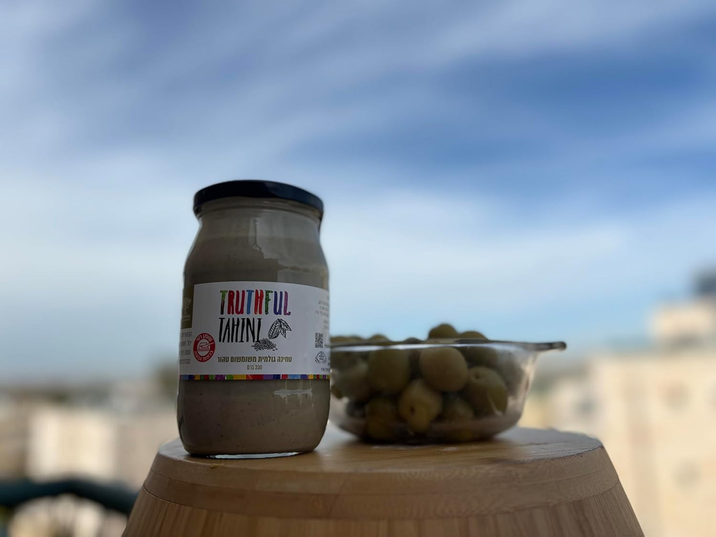 SINDYANNA OF GALILEE Raw Tahini, Made in Israel, from Fresh Local Sesame Seeds